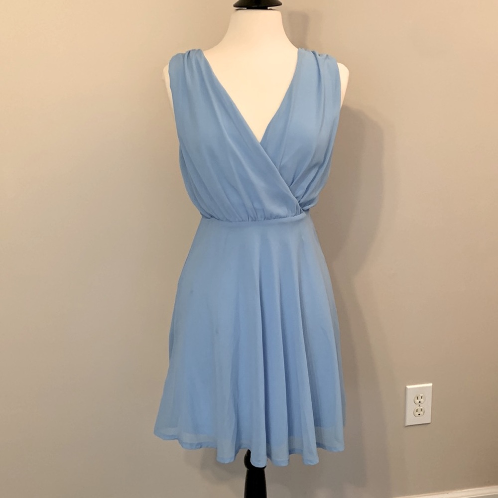 NWT Alice & You blue chiffon dress